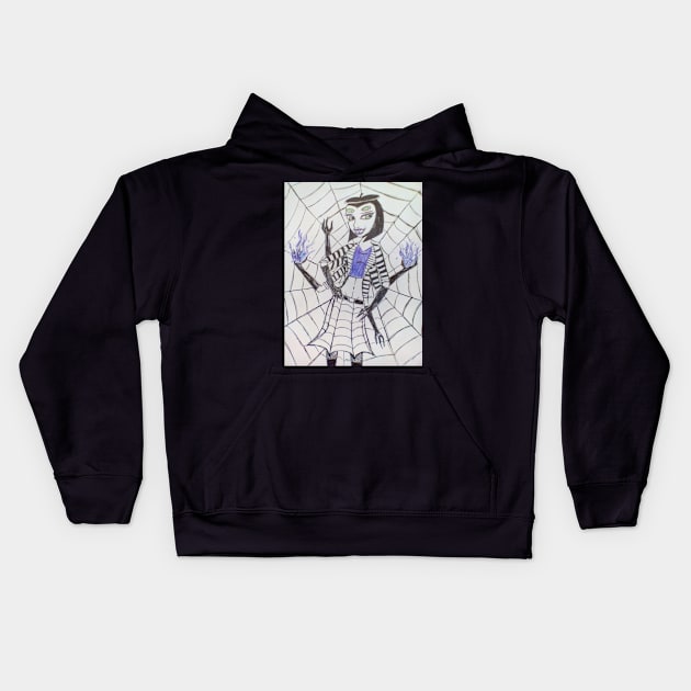 Arachne Spiderwick Kids Hoodie by Dragor13